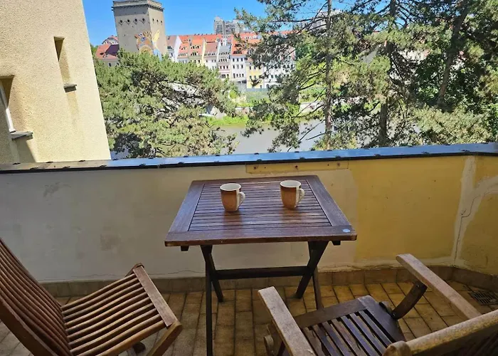 Apartmán Meisterwerk Mit Balkon Zum Ufer